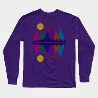 Moon Over The Mountains #8 Long Sleeve T-Shirt